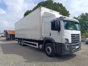 Volkswagen Constellation Vw 24280 Leito 2017 Baú De 9,50